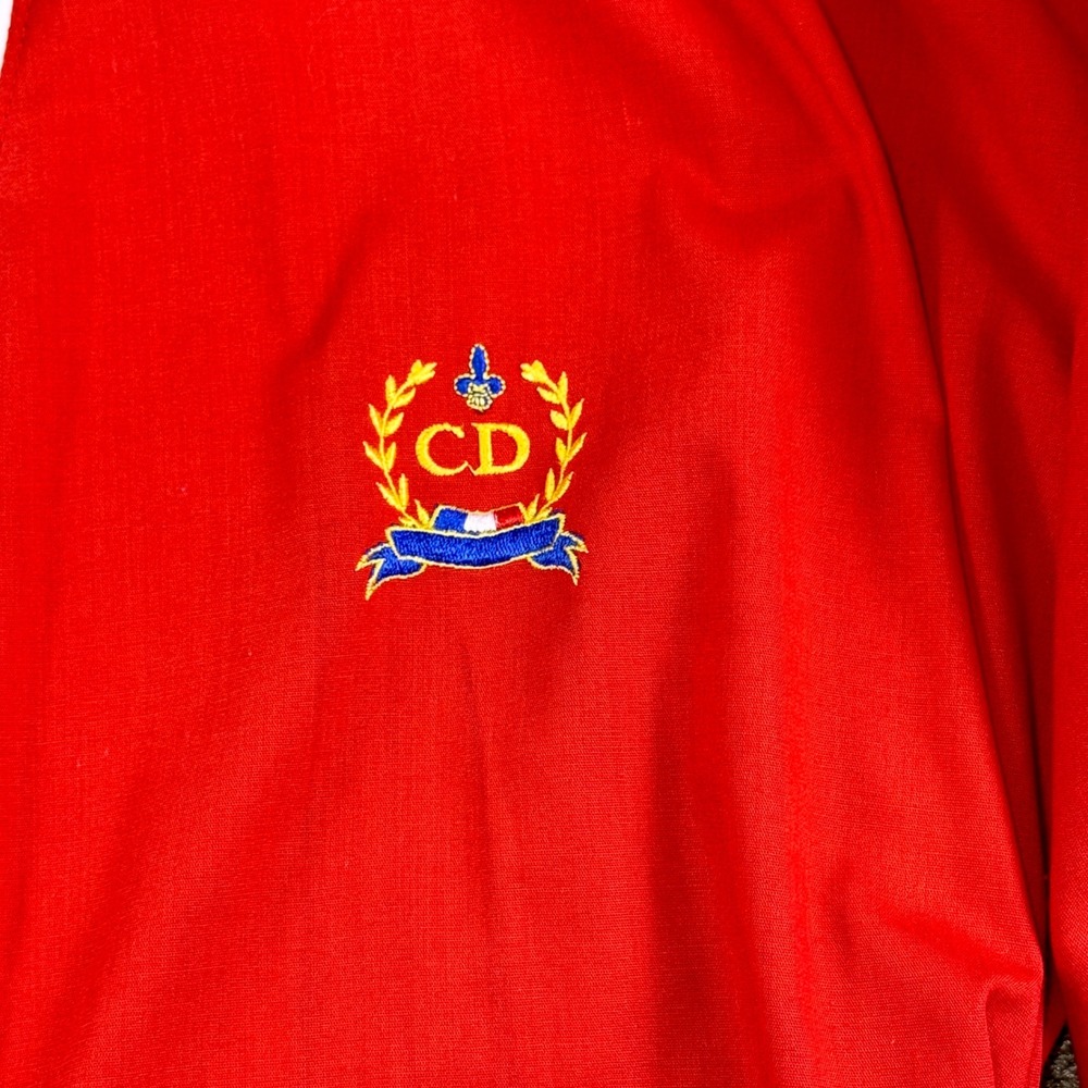 Christian Dior‎ Robe Red Blue White Logo Men's Size XL Bathrobe Loungewear - Picture 6 of 12